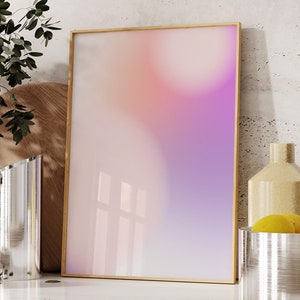 Aura Wall Art Aura Poster Psychedelic Print Dopamine Wall Art Aesthetic Housewarming Gift for her Digital Download Printable Wall Art