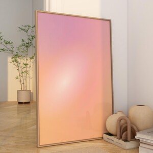 Paarse psychedelische poster, dopamine poster paars, paarse kleurovergang kunst, paarse aura poster, paarse aura kunst aan de muur, digitale download