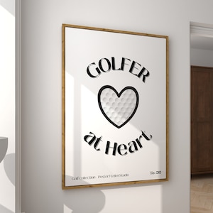 Golf Poster | Golfer Poster | Gift for Golfer | Series | Vintage Poster |  Vintage Golf Poster | Digital Poster |