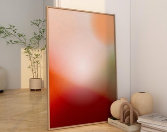 Dopamine Decor Preppy Dopamine Poster Preppy Dorm Decor Aura Poster Gradient Art Spiritual Gift for Her Aura Wall Art Aura Print Digital