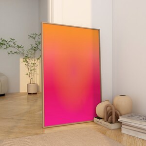 Good Energy Aura Poster Spiritual Gift for Her Wall Art Printable Wall Art Angel Number Gradient Aura Poster Aura Print Manifestation Art