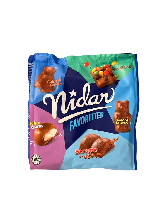 2 sachets cadeau de chocolats Nidar Favorites Stratos Norwegian Delights pour se faire dorloter et offrir Etsy France