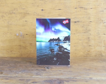 Northern Lights Folding Card | Aurora Greeting Card | Instant Download Card | Birthday Card | Anniversary Card
