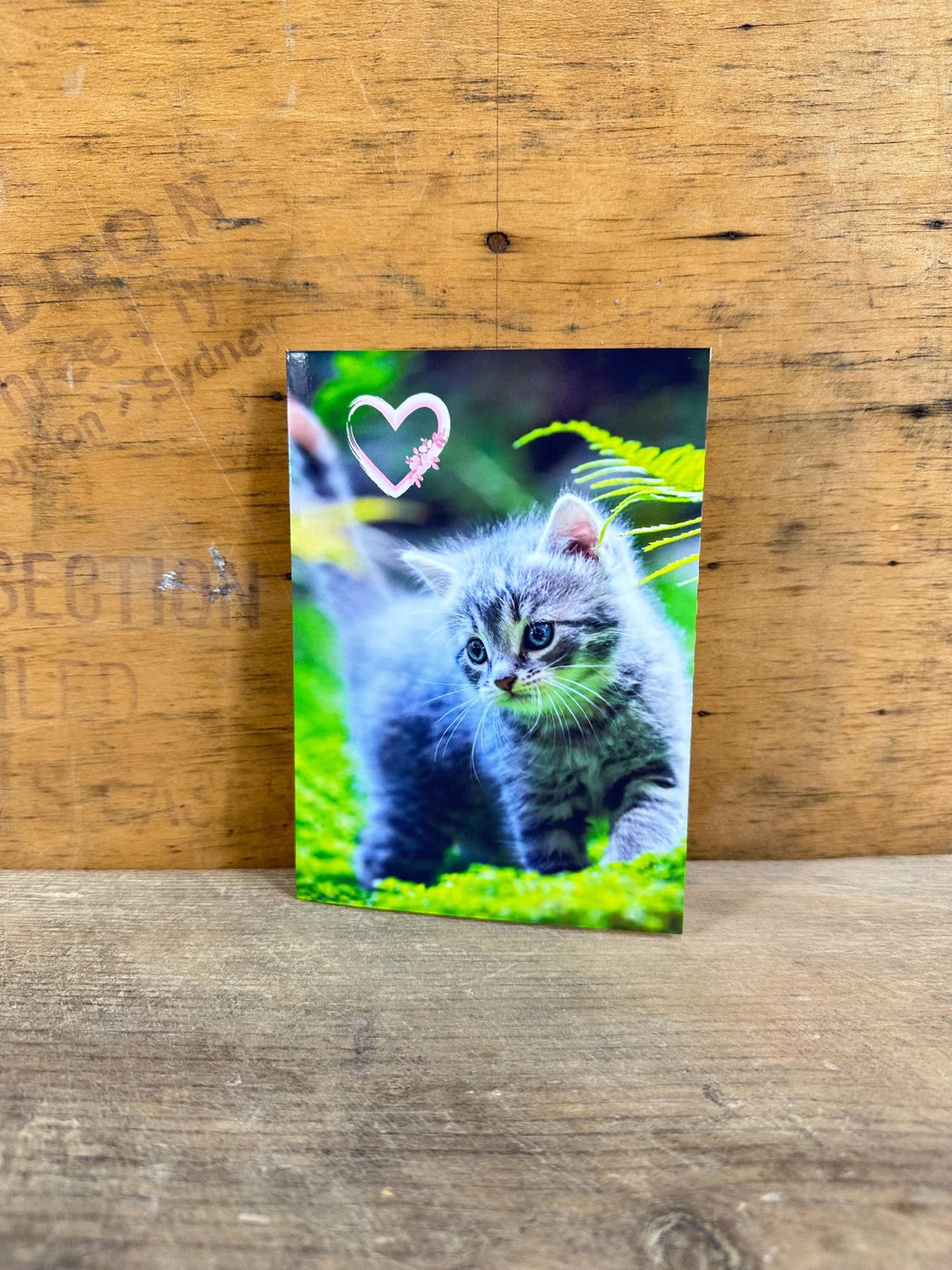 Cute Kitten Card - Instant Download - Printable Birthday Greeting for ...