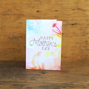 Mother's Day Greeting Card | Printable Folded Card | Instant Digital Download | Gift for Mom | Mom Gift Idea | Sentimental Gift for Mother