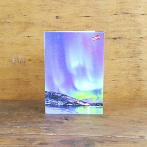 Northern Lights Folding Card | Aurora Greeting Card | Instant Download Card | Birthday Card | Anniversary Card