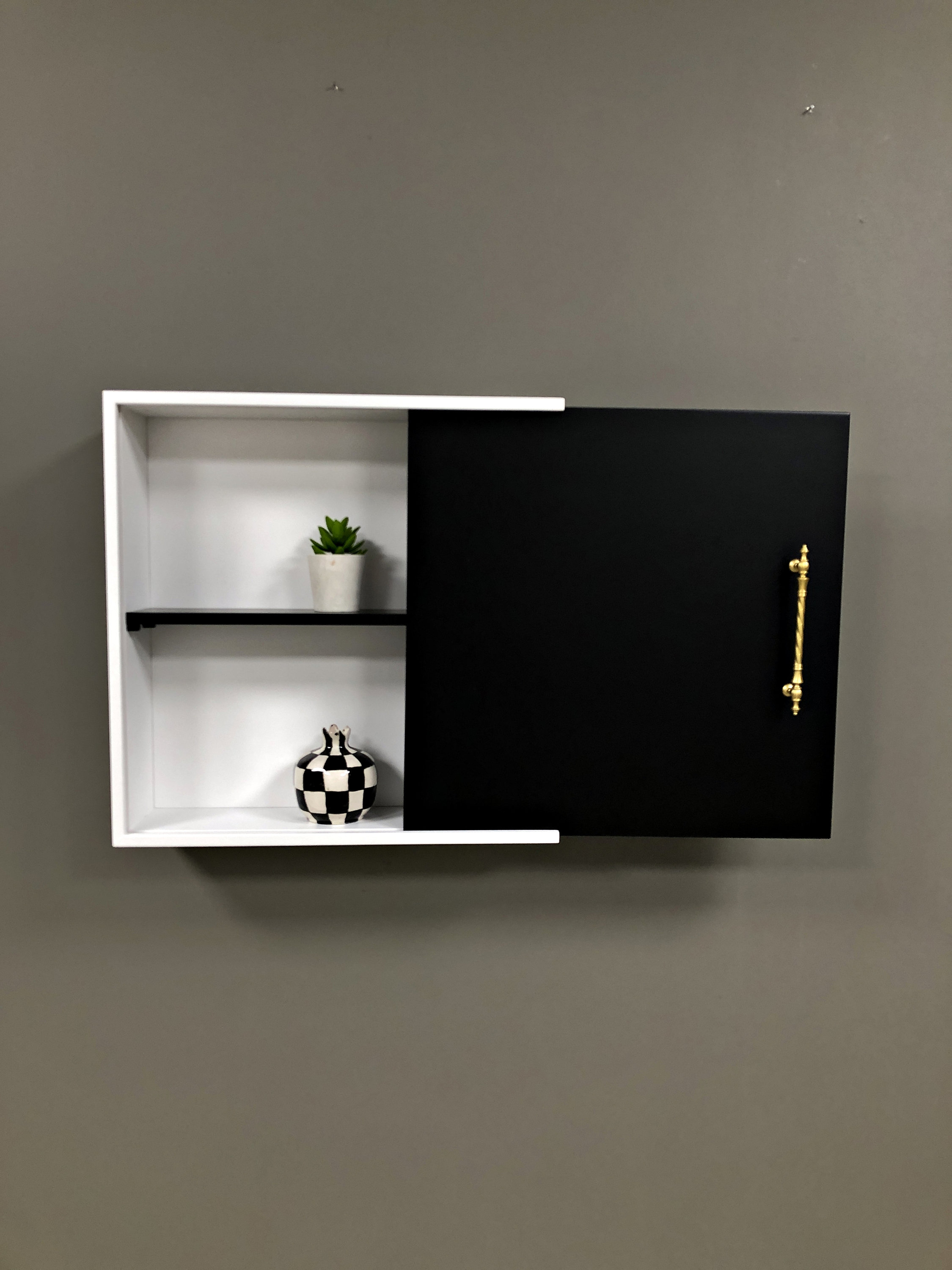 Curated visual reference: Gallery Detail: Minimalist Floating Shelf Wooden Wall Decor Custom Size Wall