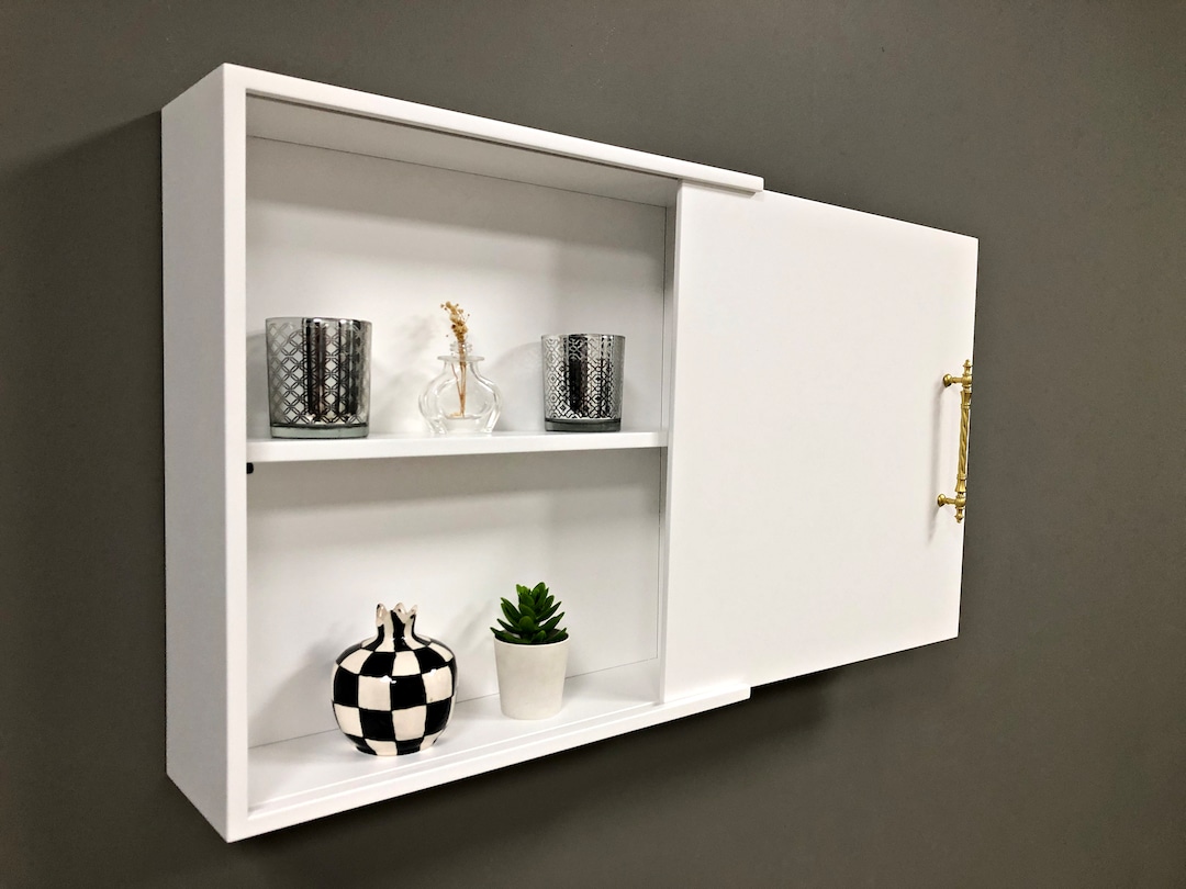 Medicine Cabinet With Sliding Cover / Bathroom Cabinet Wall Mounted ...