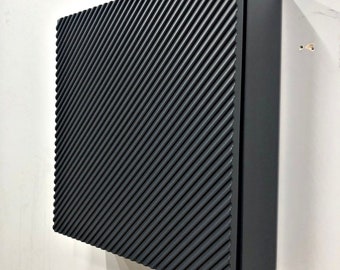 Medicine Cabinet / Floating Shelf Wooden Wall Decor / Wooden Wall Cabinet  / Bathroom Cabinet Wall Mounted / Minimalist Wooden Wall Decor