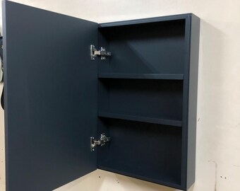 Floating Bathroom Cabinet /  Wooden Wall Decor / Medicine Cabinet With Mirror /  RAL CODE