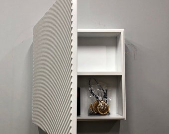 Floating Shelf Wooden Wall Decor / Wooden Wall Cabinet  / Medicine Cabinet / Bathroom Cabinet Wall Mounted / Minimalist Wooden Wall Decor