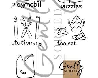 Children's Toy Box Storage Labels 4 - Printable