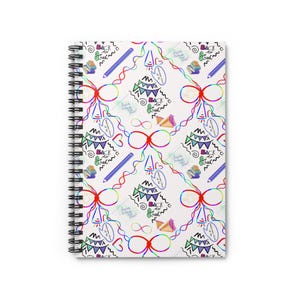 Colorful Spiral Notebook - Creative Thoughts, Journaling, Gift, School Supplies, Artistic Design