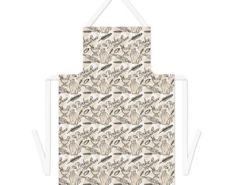 Stylish Baking Apron, Bake Memories, Kitchen Gift, Cooking Apron, Chef Essentials, Personalized Baking