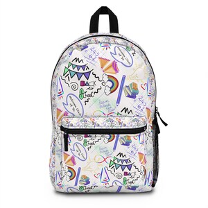 Colorful School Backpack, Fun Back To School Bag, Kids Backpack, Unique Gift for Students, Stylish Backpack for Everyday Use