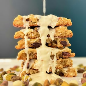 Gourmet Cookie Pistachio White Chocolate, Birthday Gift, Christmas, Corporate Gift, Anniversary, Valentines, Mothers Day, Fathers Day