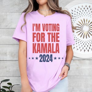 I&#39;m voting for the Kamala shirt, I am Speaking Shirt, President Kamala Shirt, Election 2024 Democrat,  Madam President Shirt