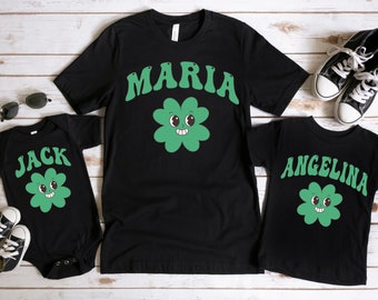 Personalized St Patrick's Day Toddler Shirt ,Baby Shirt,Cute Shamrock Kids Tee,Luck of the Irish,Irish Day Shirt,St Patty's Shirt,Irish Gift