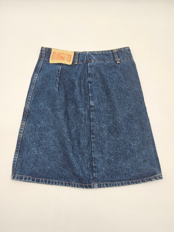 High Waist 90s Bongo Denim Skirt Small - Stonewash