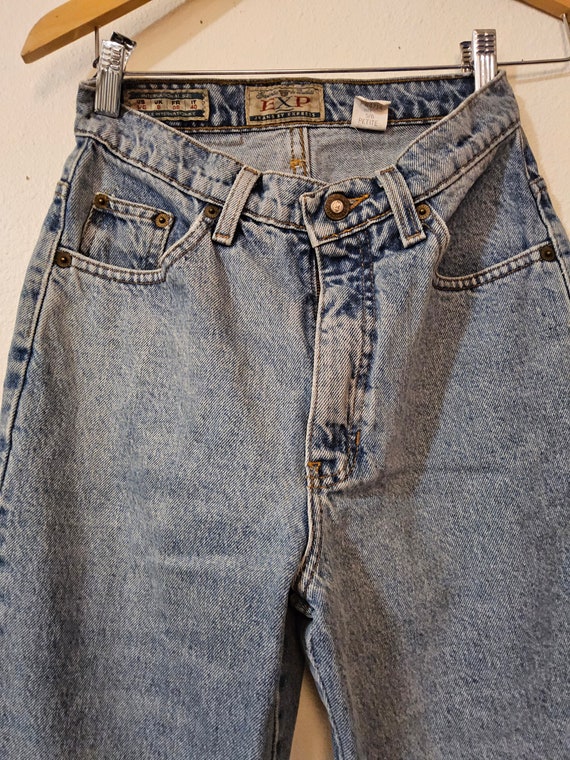 Vintage Express Denim Mom Jeans Size 5 Size 6 Pet… - image 9