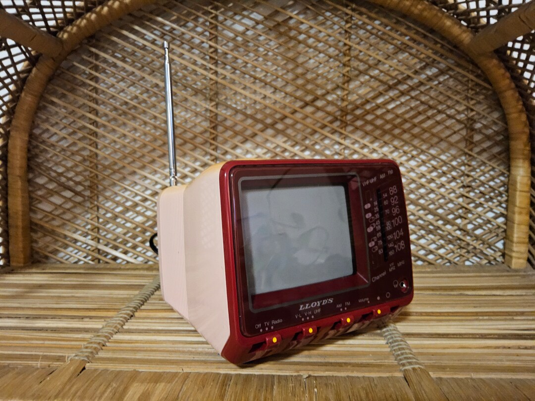 Vintage Mini Portable TV and Radio Portable TV and Radio Etsy