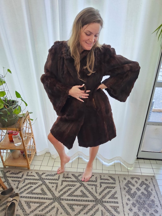 1970s I Magnin & co Mink Fur coat - Women's Mink F