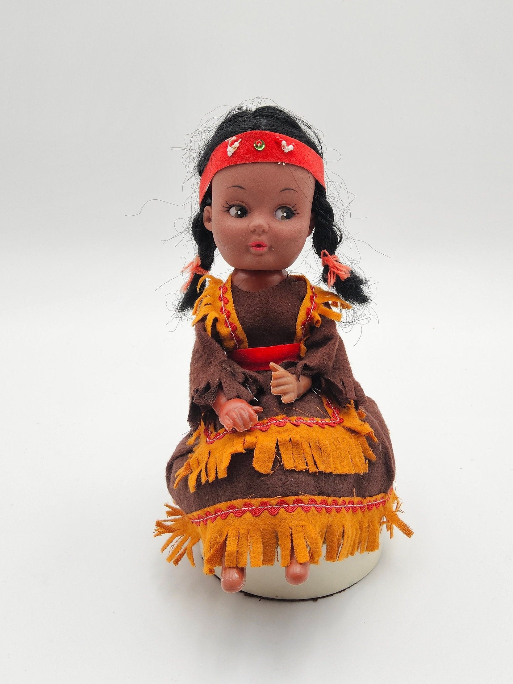 Baby Doll Native American Girl 38cm main image 0