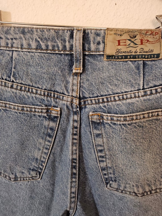 Vintage Express Denim Mom Jeans Size 5 Size 6 Pet… - image 3