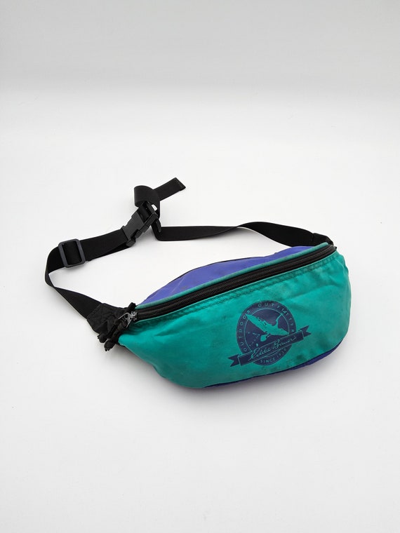 90s Eddie Bauer Fanny Pack - Colorblock Fannypack 