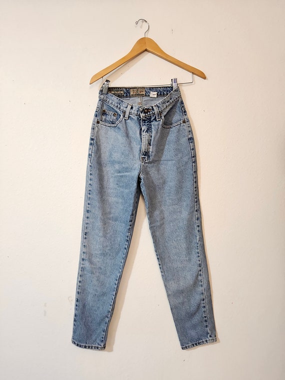 Vintage Express Denim Mom Jeans Size 5 Size 6 Pet… - image 2