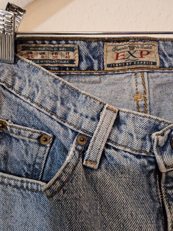 Vintage Express Denim Mom Jeans Size 5 Size 6 Pet… - image 6