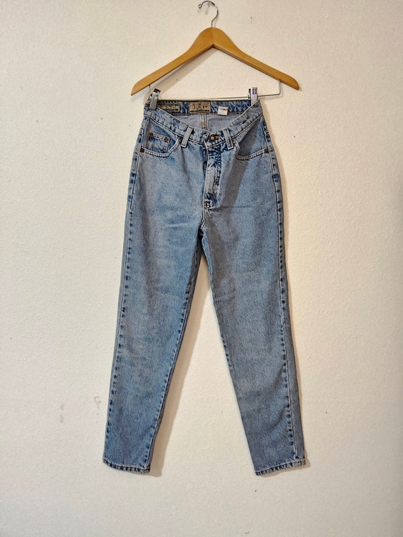 Vintage Express Denim Mom Jeans Size 5 Size 6 Pet… - image 10