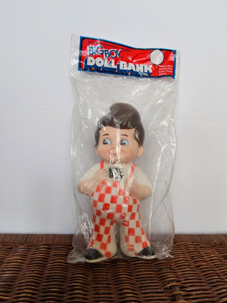 Bob's Big Boy Doll Bank Vintage Bob's Big Boy Piggy Etsy
