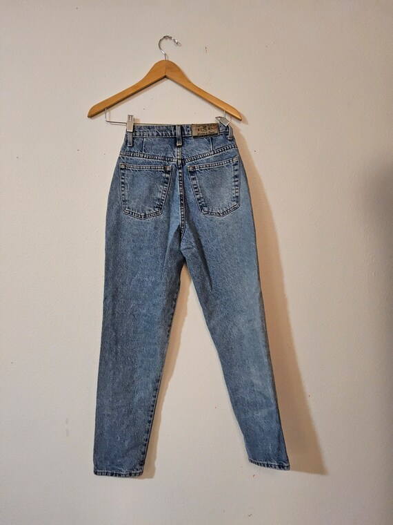 Vintage Express Denim Mom Jeans Size 5 Size 6 Pet… - image 4
