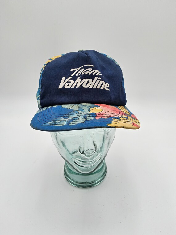 Vintage Valvoline Trucker Hat - 90s Nascar Trucke… - image 10