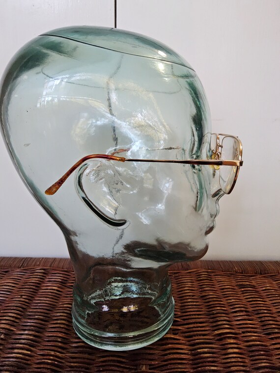 Vintage 1990s Gold Frame Glasses - Men's Oversize… - image 8