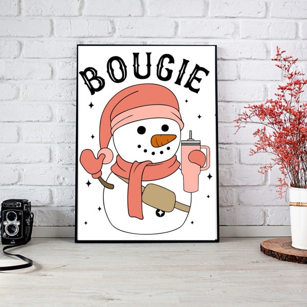 Bougie Snowman, Snowman Faces Svg, Snowman Cricut, Cricut Printable, Snowman PNG, Winter Holidays, Stanley Cup, Digital wall Print