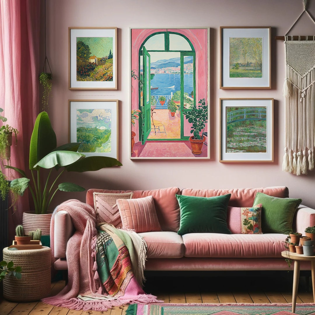 Eclectic Gallery / Wall Art Print Set 5 / Decorator Wall Arts