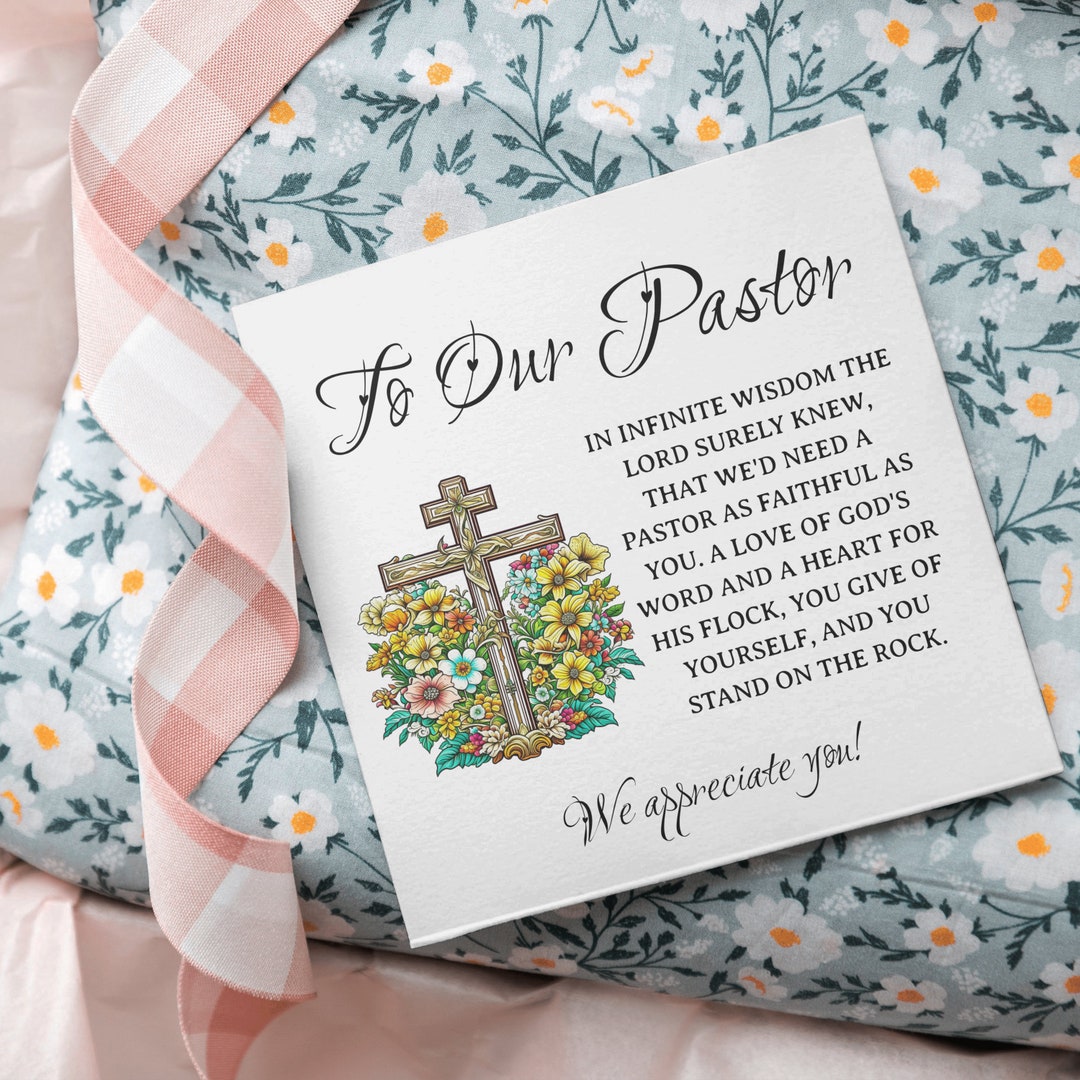 Printable Pastor Appreciation Svg, Pastor Thank You Card, Pastor Appreciation Svg, Thank You ...
