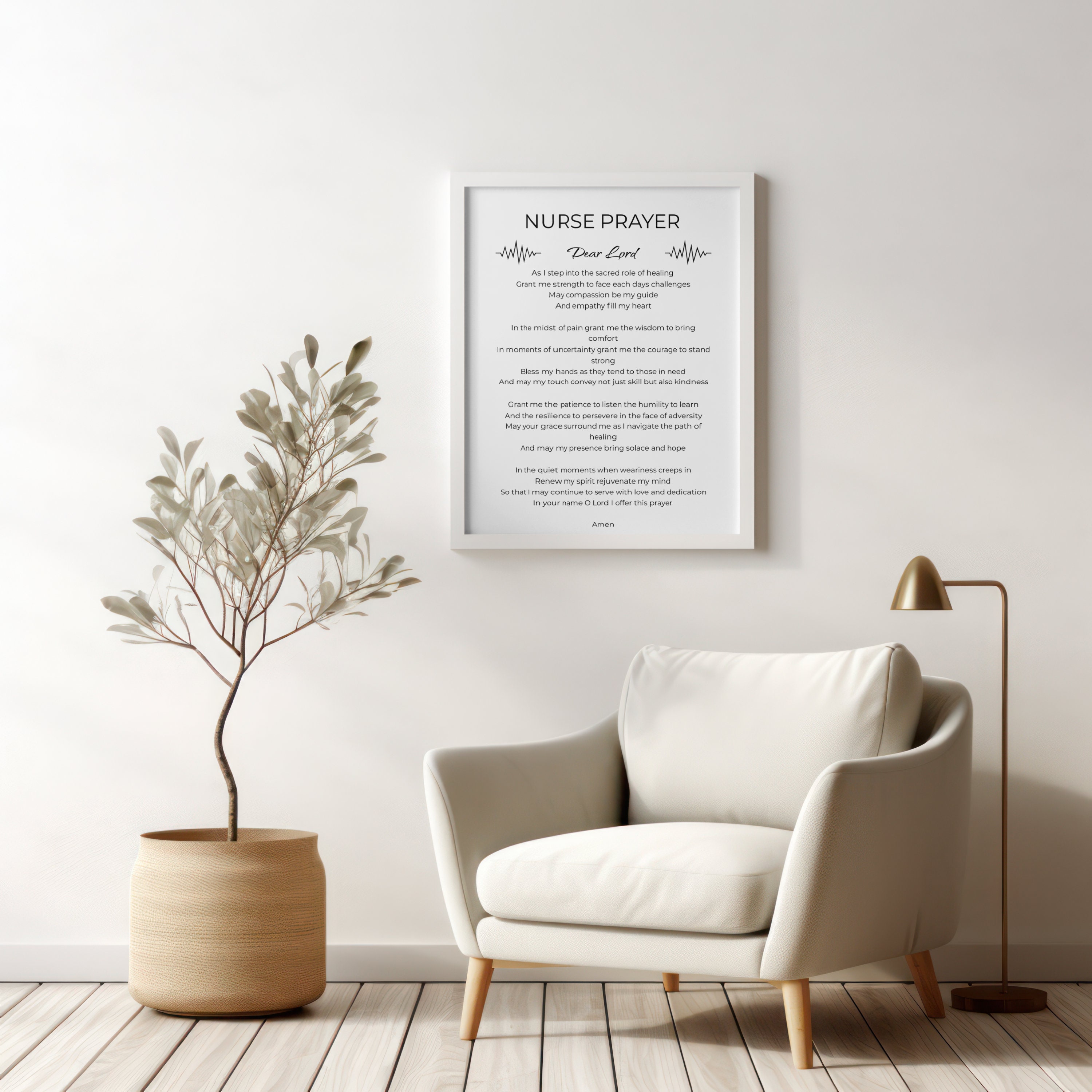 Nurse Prayer SVG PDF, Nurse Prayer Printable, Nurse Prayer Gift ...