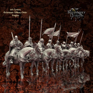 12th Century Ecclesiastic Military Order Knights