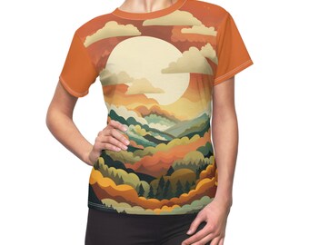 Women's AOP Cut & Sew Tee
