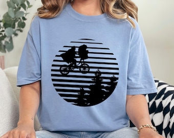 Retro E.T Shirt, Comfort Colors, Vintage E.T. Shirt, Retro ET Shirt, ET Alien Shirt, E.T. Fan Shirt, E.T. Go Home Tee, 142907