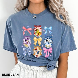 Cruise Coquette Bow Disney Shirt, Comfort Color Shirt, Mickey And Friends Coquette Tee, Disney Cruise Shirt, Disney Mirror Shirt, 143167