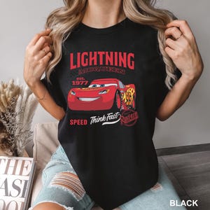 Lightning McQueen Shirt, Comfort Colors Disney Shirt, Disney Family Shirt, Disney Cars Shirt, Disney Trip Shirt, Cars McQueen Shirts 141323