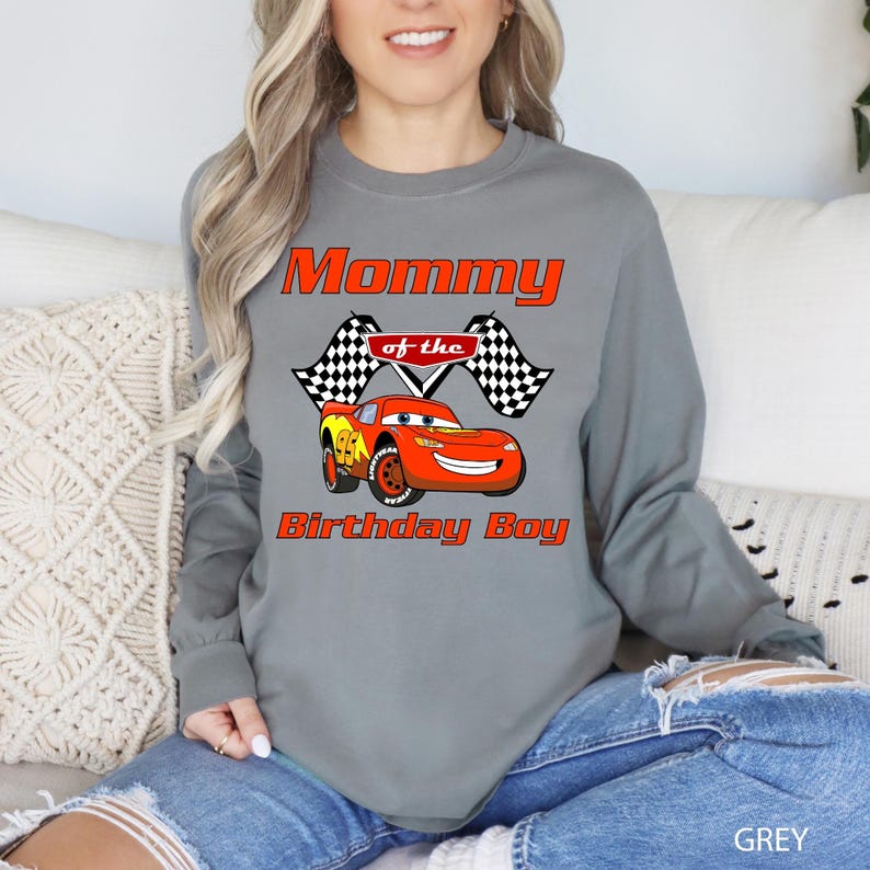 CustomCars Birthday Shirt,Custom Cars Shirt, Comfort Colors Pixar Tee, Matching Family Cars Shirt, Lightning McQueen Tee, Disney Trip,142262 image 15