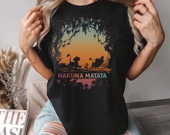 The Lion King Hakuna Matata Shirt, Comfort Colors Shirt, Disney Lion King Shirt, Disney Animal Kingdom Shirt, Disney Simba Shirt, 141731