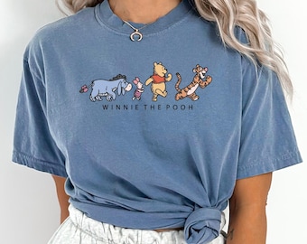 Chemise Disney Winnie l'ourson et ses amis, chemise Disney couleurs confort, chemise famille Disney, chemise ourson Disney, chemise Disney pour enfants 141359