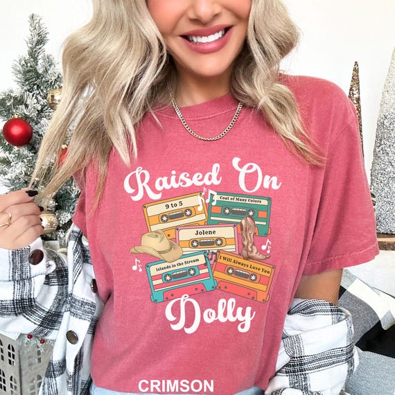 Raised On Dolly Shirt, Dolly Parton Tee, Retro Country Music Shirt, Country Concert Tee, Nashville Shirt, Dollywood Gift