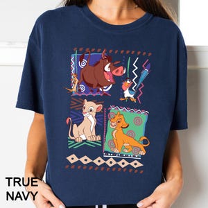 Disney Lion King Retro Shirt, Simba Nala Timon Pumbaa Tee, Cute 90s Disney T-Shirt, Disney Family Matching Outfit, Hakuna Matata Tee 141717